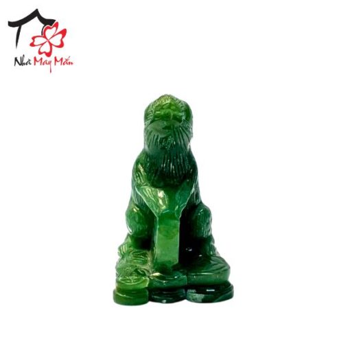 Precious stone mouse statue