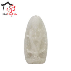 Standing Guanyin (Goddess of Mercy) Stone Pendant