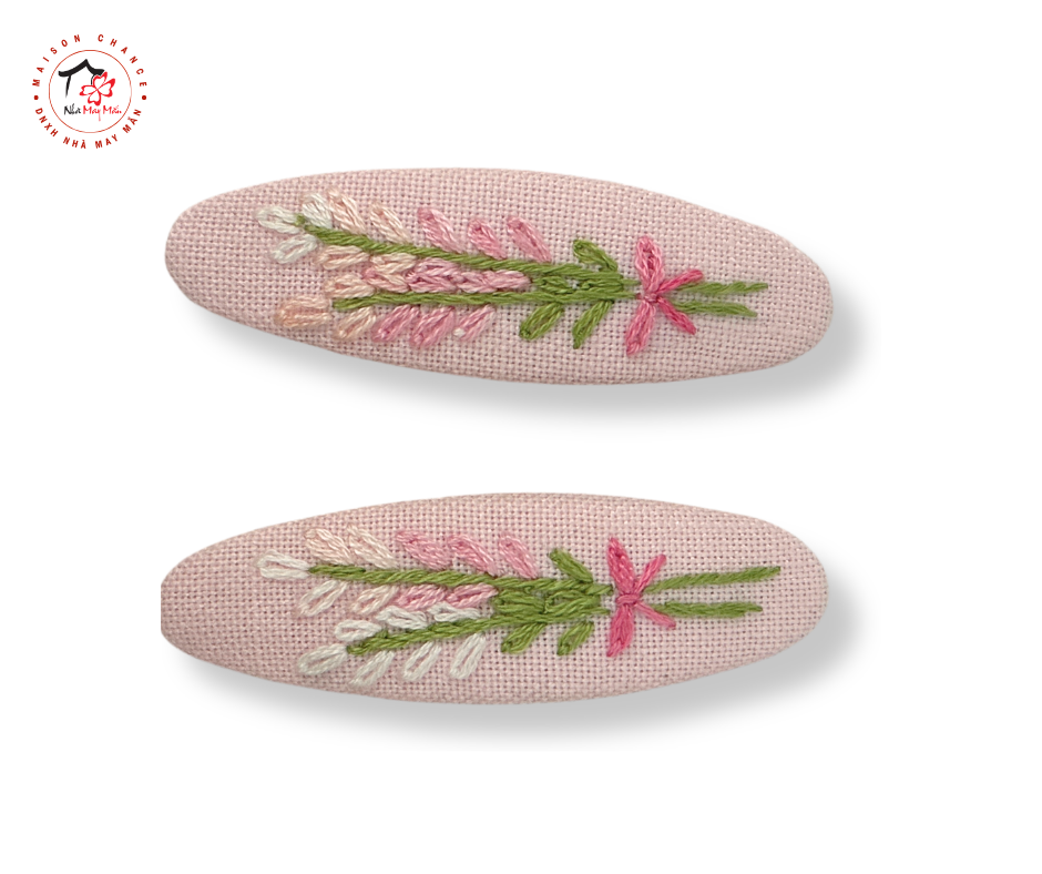 Kẹp tóc thêu tay 11
