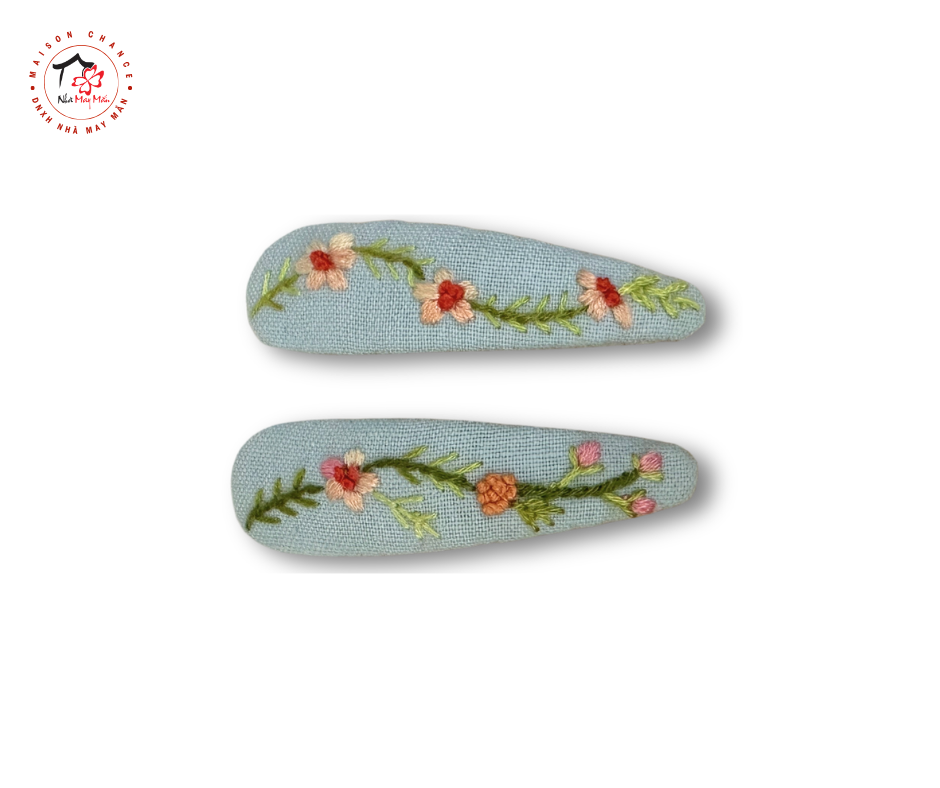 Kẹp tóc thêu tay 33